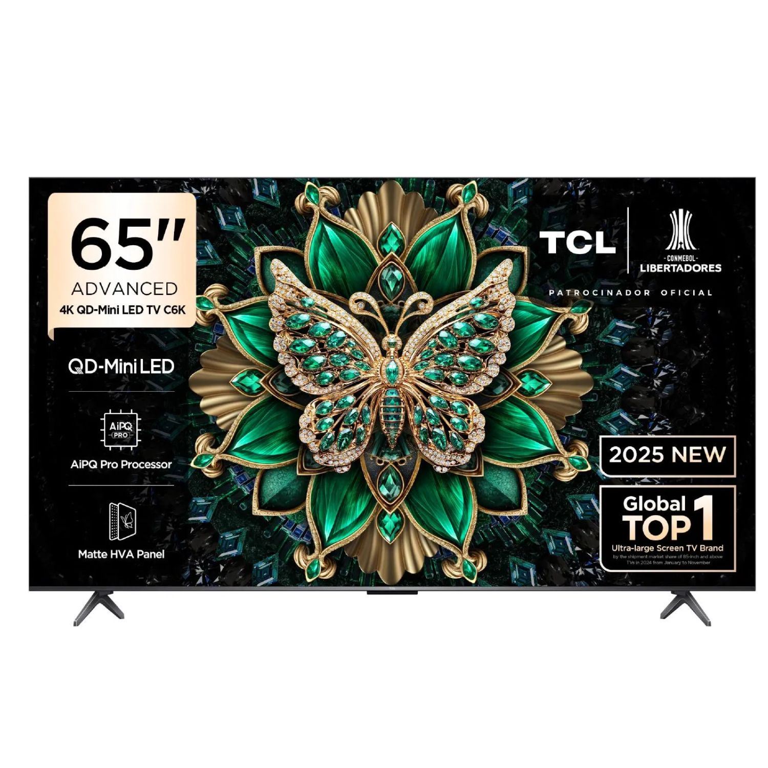 Televisor TCL Mini LED 65" QD UHD 4K Smart Google TV 65C6K - Nuevo 2025